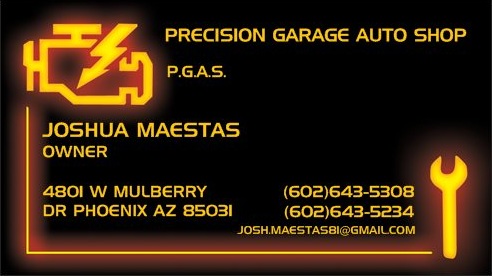 4801 W Mulberry DR Phoenix, AZ 85031 Precision Garage Auto Shop (602)643-5308